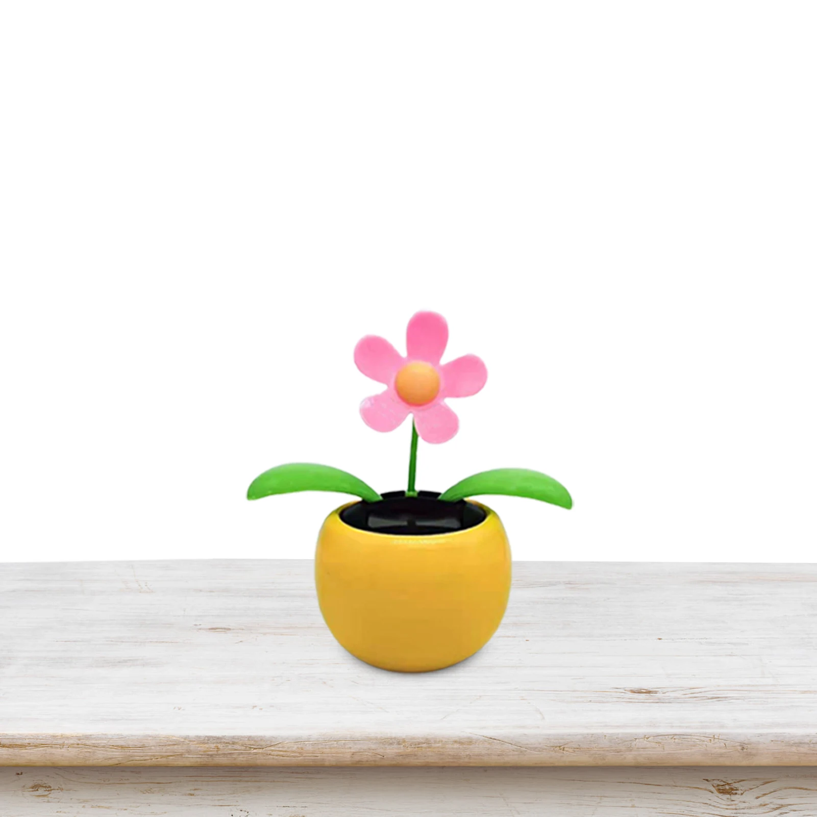 Solar Powered Dancing Flower Sunflower Solar Ornament Shaking Head Car Dashboard Ornaments for Home Bedroom Decoration