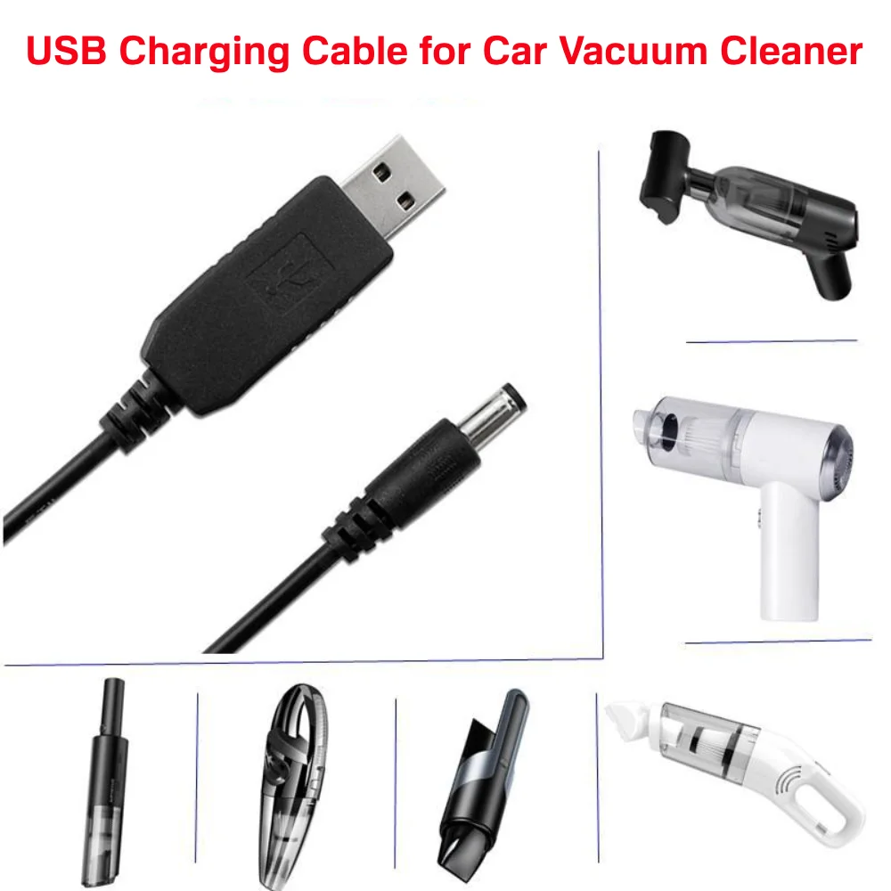 ChargingCableforCarWirelessVacuumCleaner74V111VUSBCharging