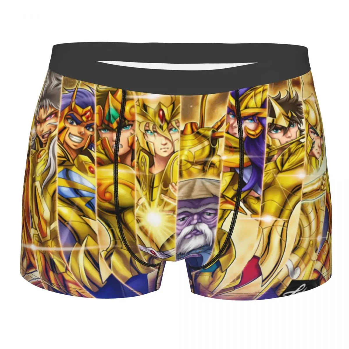 12 ropa interior Gold Saints Knights Of The Zodiac para hombre