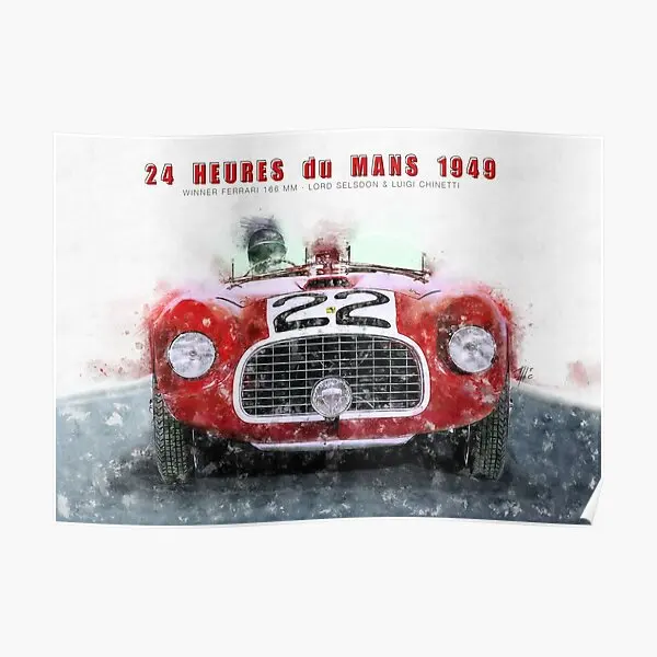 

166 мм плакат Le Mans 1949 декоративная живопись Декор Картина комната домашнее искусство винтажный принт Современная Настенная Фреска забавная без рамки