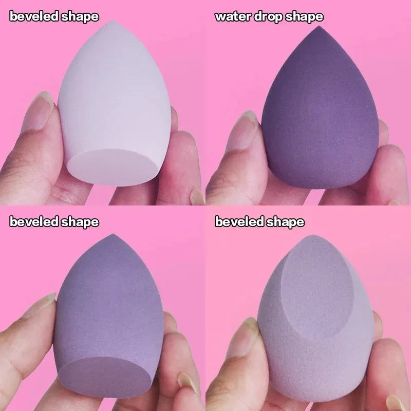 4pcs/bag Fashion Make Up Blender Cosmetic Puff Makeup Sponge Foundation Powder Sponge Beauty Tool Makeup Tool Accessories 6