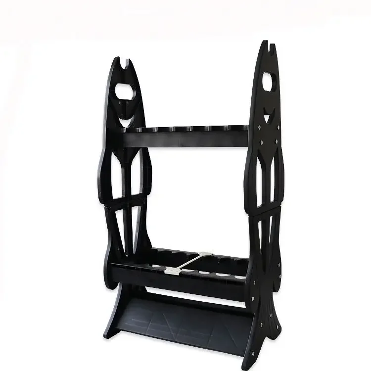 Hot Sale Portable ABS Plastic Fishing Rod Display Rack Holder Designed Rod Stand Various Types Of Rods Support