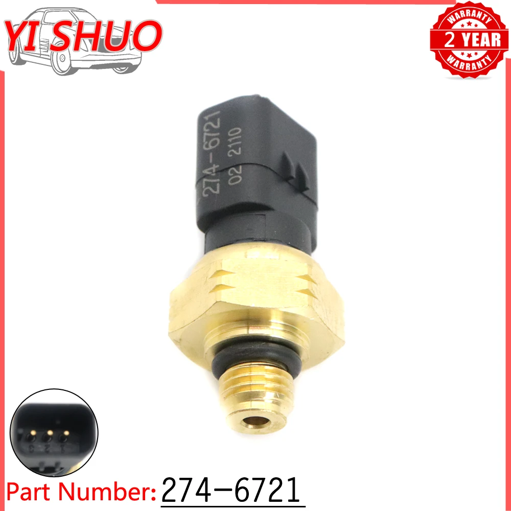 

Car Excavator Pressure Switch E320D Oil Pressure Sensor 274-6721 for Caterpillar C7 C9 C12 C13 C15 2746721 274 6721