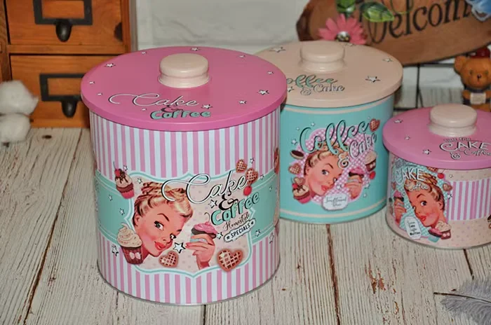 

Vintage Snack Candy Sealed Storage Jar