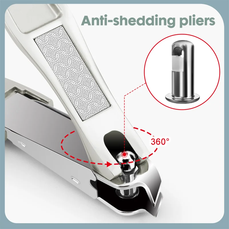 KK Nail Clipper Set Manicure Tools Professional Stainless Steel Nail Cutter Bionics Design Anti Splash Scissors Hand Foot Care