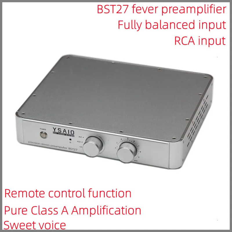 

BST27 fully balanced pre-amplifier home high-fidelity HIFI fever-grade class A bile flavor with remote control