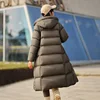 Semir Down Jacket Women Long Length Three-Proof Versatile 2024 Updated Winter New Loose Hooded Coat Simple Down Jacket 6