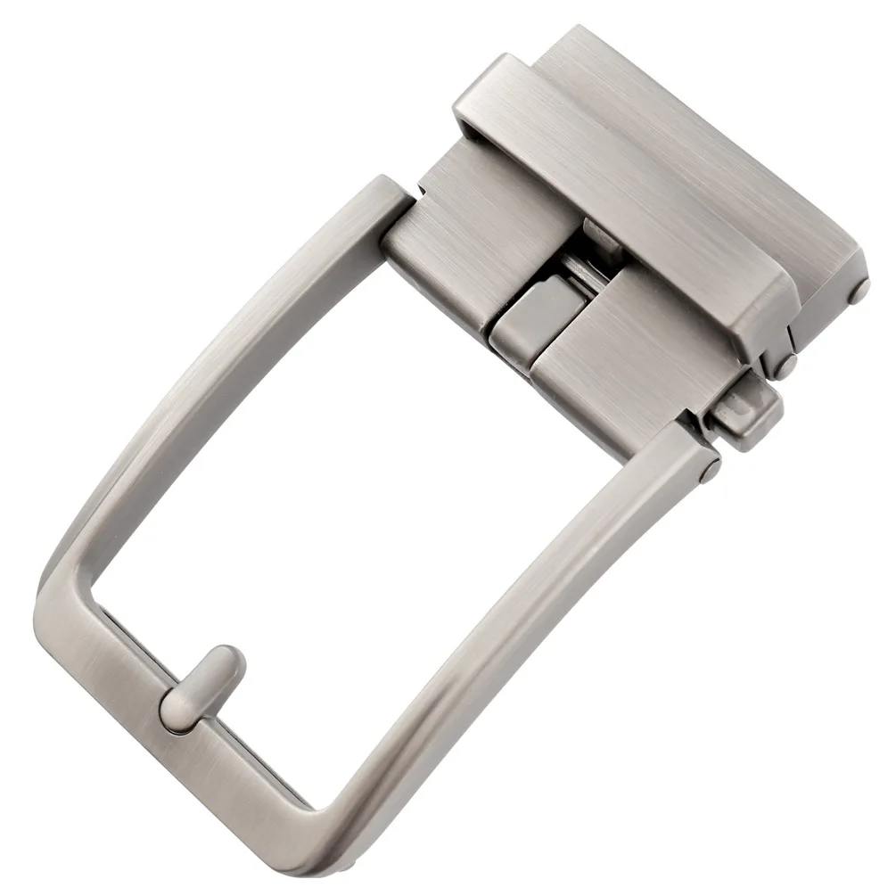 New Fashion Mens Belt Buckle Head Automatic Fit For 3.5cm Width Holeless Ratchet Belts Only Alloy Metal Men's Belt Buckles