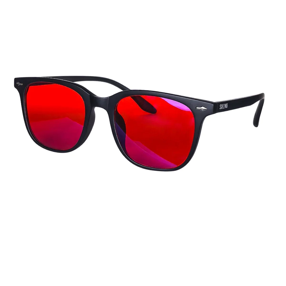 Blue Light Blocking Glasses with Red and Orange Lenses for Enhanced Sleep and Comfortable Gaming