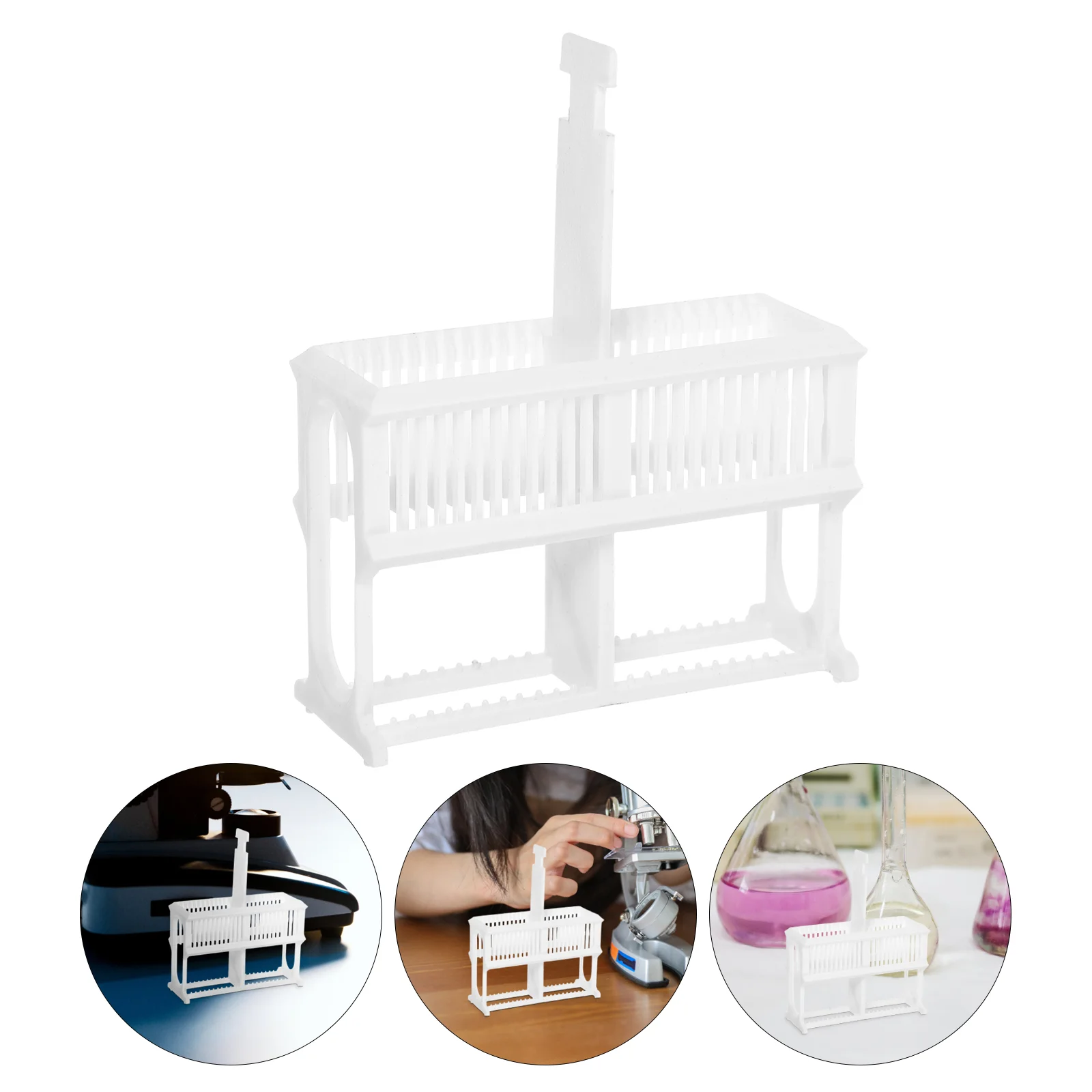 슬라이드 염색 랙 현미경 슬라이드 보관 거치대, 실험실 기타 스포츠 신발 실험 플라스틱