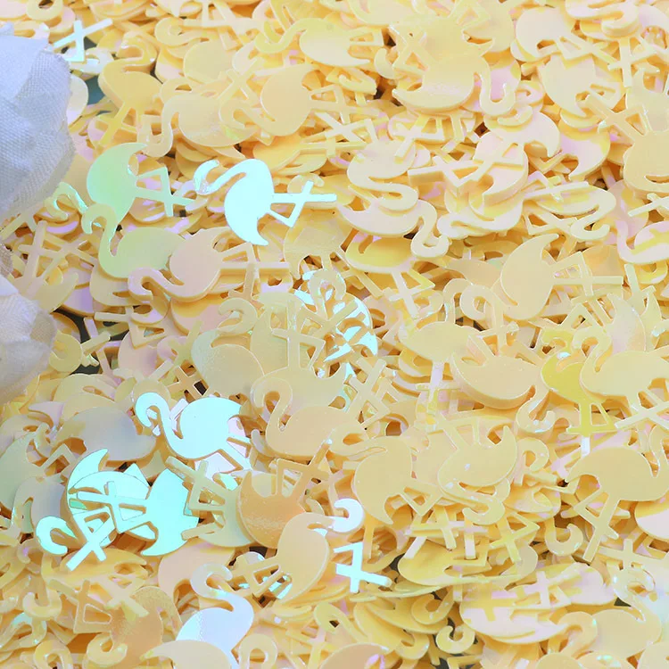 Flamingo Shape Glitter Sequins For Crafts DIY Sewing Paillettes Nails Arts Manicure Sequin Wedding Christmas Decor Confetti 10g sequins for crafts sequin embroidery accessories sequin sewing accessories sequins accessories nail art decor