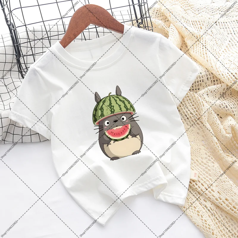Totoro Cartoon Anime Unisex Short Sleeve T-shirt - Comfortable & Stylish Summer Top, Perfect Gift