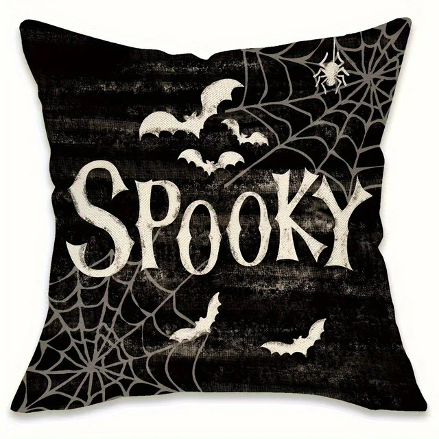 Pumpkins on Polka Dot Pillow Cover 4