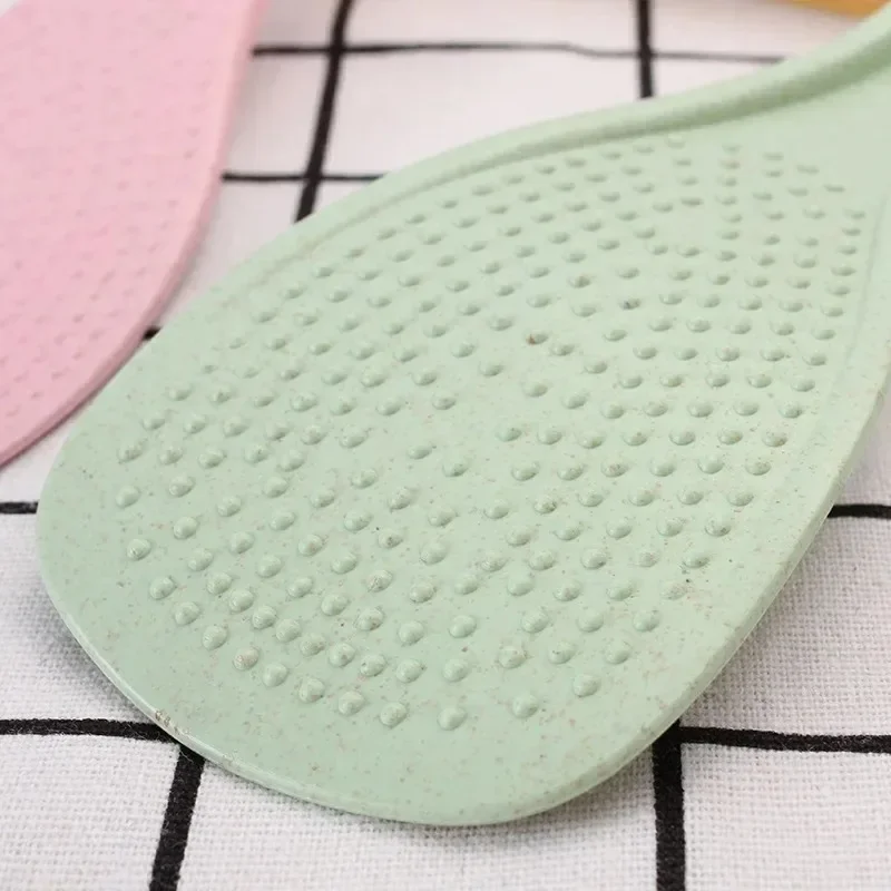 Plastic Rice Spoon Wheat straw Non-stick Kitchen Cooker Long Handle Spatula