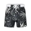 Summer Men's Beach Swimming Trunks Drawstring Elastic Waist Swimsuit Shorts Man Plus Size Quick Drying Swimwear Shorts 3