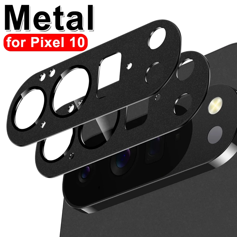 Protecteur d'objectif de caméra en métal de luxe pour Google Pixel 10 Pro XL, couvercle arrière pliable en alliage d'aluminium pour Pixel 10Pro Fold