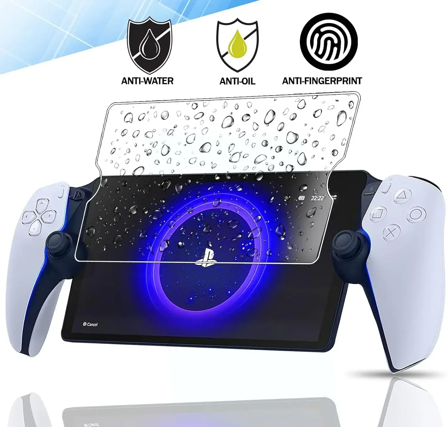 Tempered Glass Screen Protector for Sony PlayStation 5 Portal Clear Anti-scratch Protective Film for for PlayStation PS5 Portal