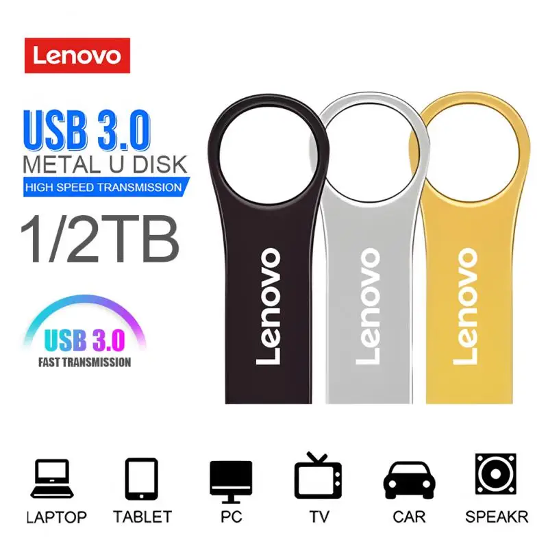 Lenovo 3.0 Usb Flash Drive 2Tb Pendrive Mini Pen Drive Memory Stick 1Tb Usb Stick Flash Disk Helloween Regalo Per Pc Laptop Ps5