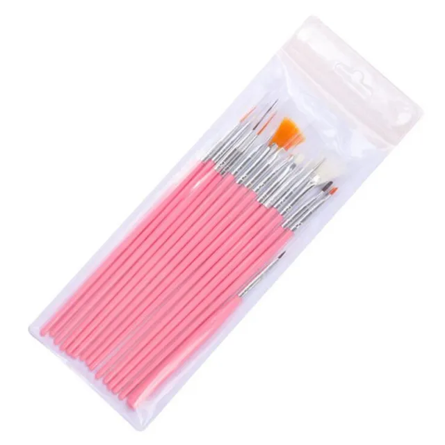 15Db/Beállított Fondant Süteménykefe Barkács Cukor Kézműves Sütőszerszámok Sütemény Toll Kefe Festéshez Süti Dekorációs Szerszámok - Image 5