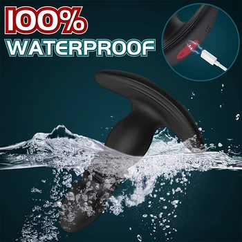 Telescopic Vibrating Butt Plug Anal Vibrator Wireless Remote Sex Toys for Women Ass Anal Dildo Prostate Massager Men Buttplug 6