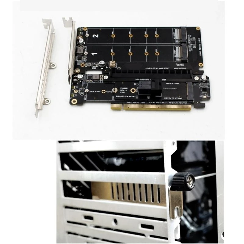 PCIE4.0 Channel Segmentation Expansion Card 8+4+4 to Maximizes Hardware Efficiency