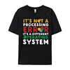 Autism Awareness Funny Computer Programmer Tech Geek Nerd comfortable Normal Tops Shirt for Men Pure Cotton 3D Printed T Shirts 1