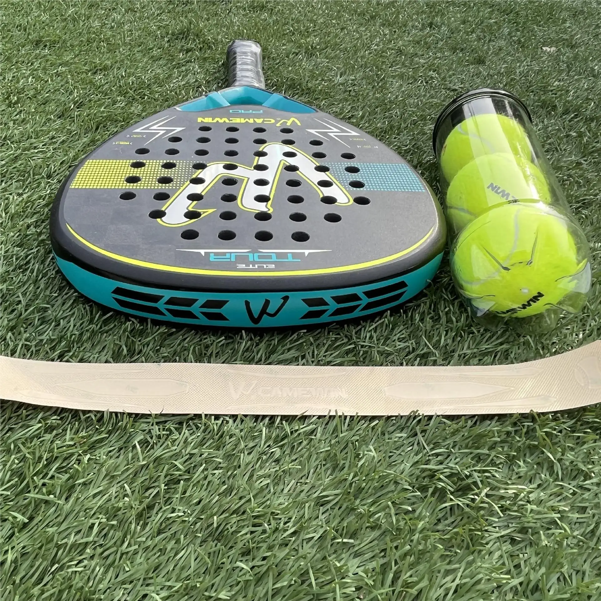 Padel Racket 18K 3K Carbon Fiber Surface with EVA Memory Flex Foam Core Padel Tennis Racquets Diamond Shape Tennis