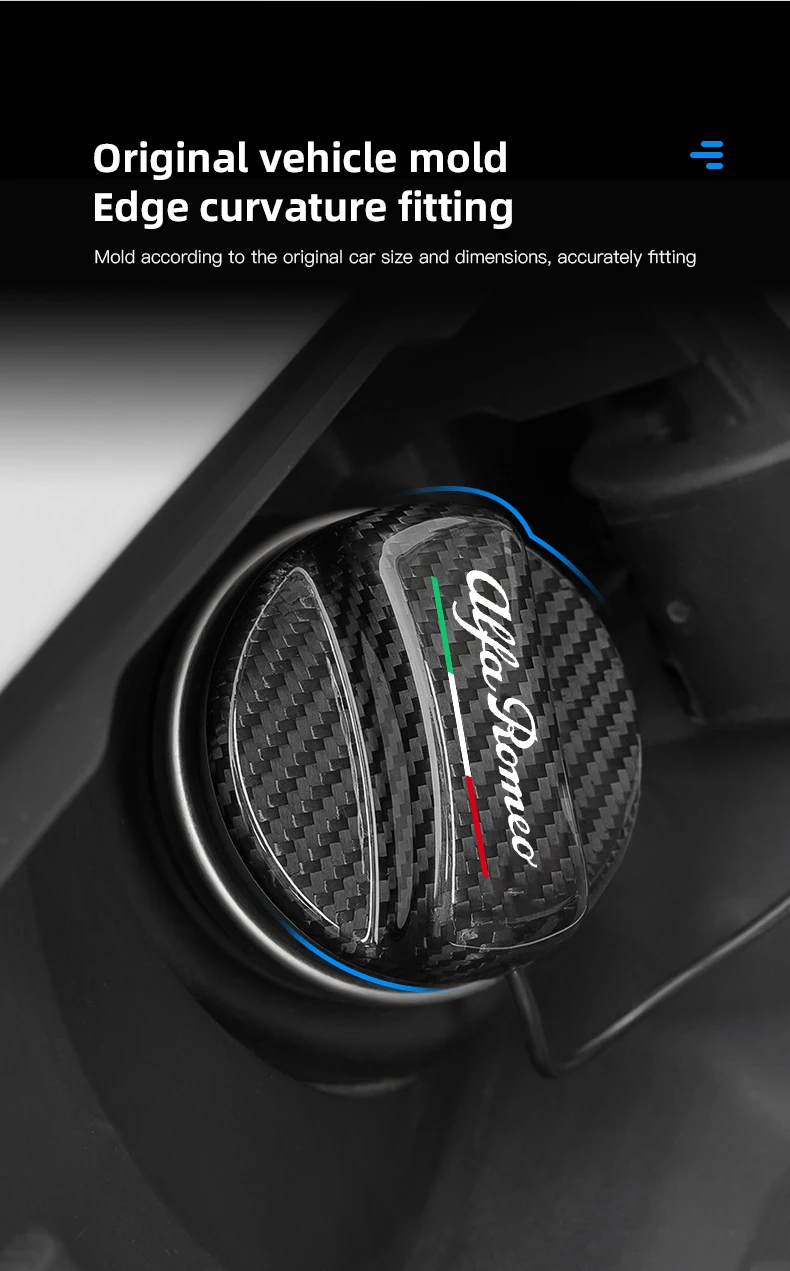 Carbon Fiber Tankdop Accessoire Afbeelding 1