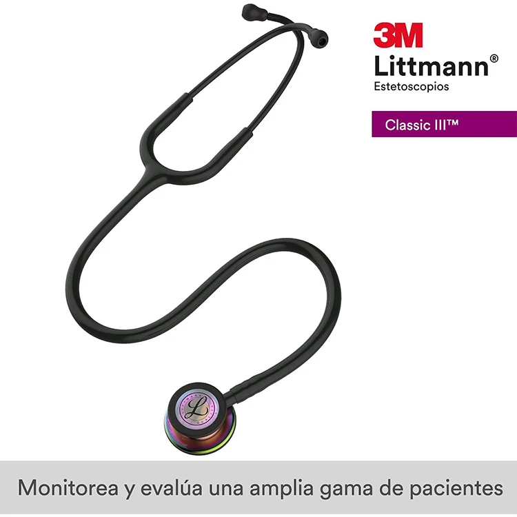 Littmann Classic III 聴診器 ブラック 5870 5870 3M Littmann Classic III Monitoring Stethoscope, Black
