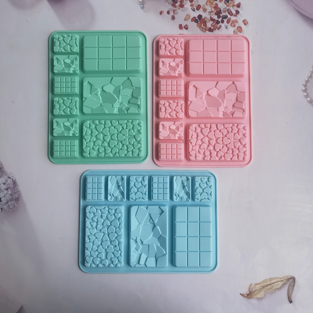 Silicone Kitchen Baking Supply Silicone Mold Chocolate Bar 9 Cavity