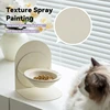 Detachable pet cat and dog bowl protects cervical vertebrae against upset height adjustable pet ceramic bowl 2