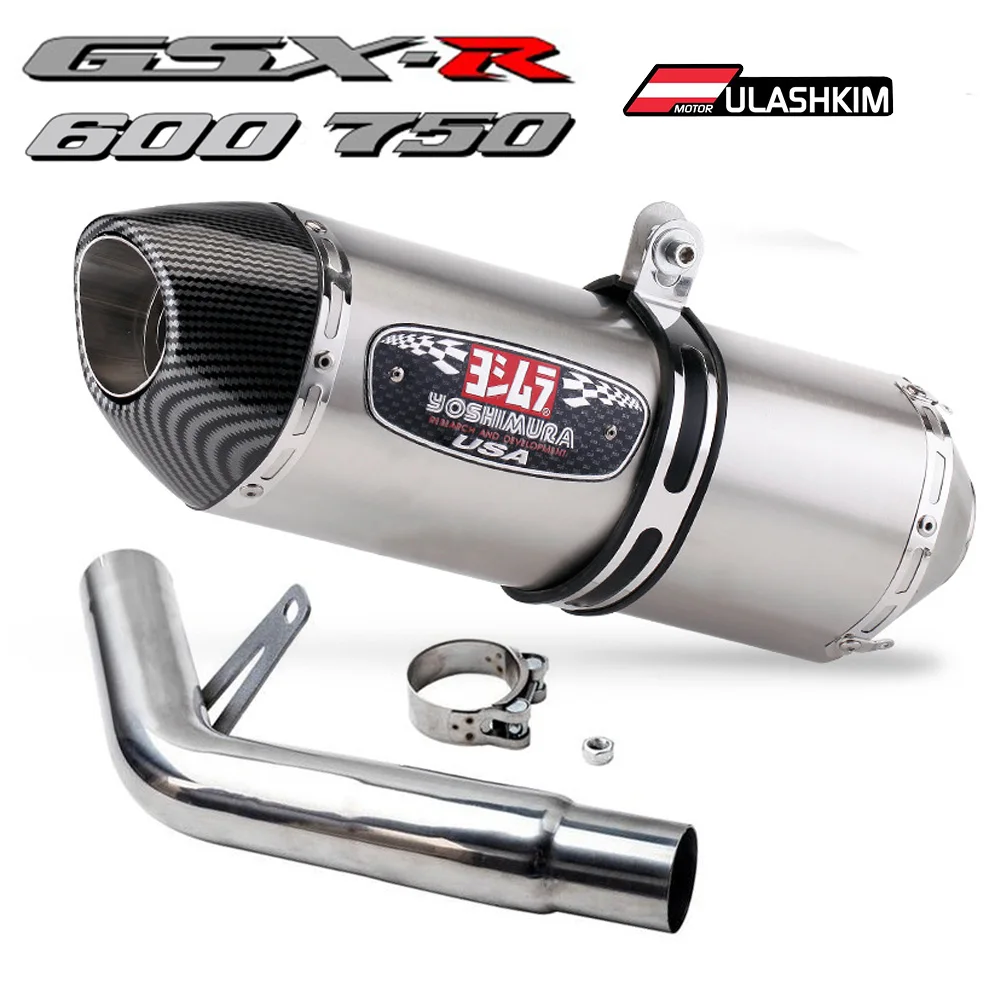 Slip On Scarico Per Suzuki Gsx-R600 Gsxr 600 Gsx-R 750 Gsxr 750 K8-K10 Moto Marmitta Carbonio Exhahust Gsx-R600 Gsxr 750