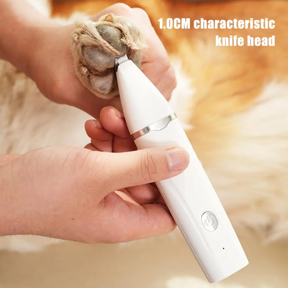Dog Hair Clippers Grooming Kit Nail Grinder 4 in 1 Electric Trimmer Dogs Cat Low Noise USB Rechargeable Pet Paw Shaver pet nail grinder
