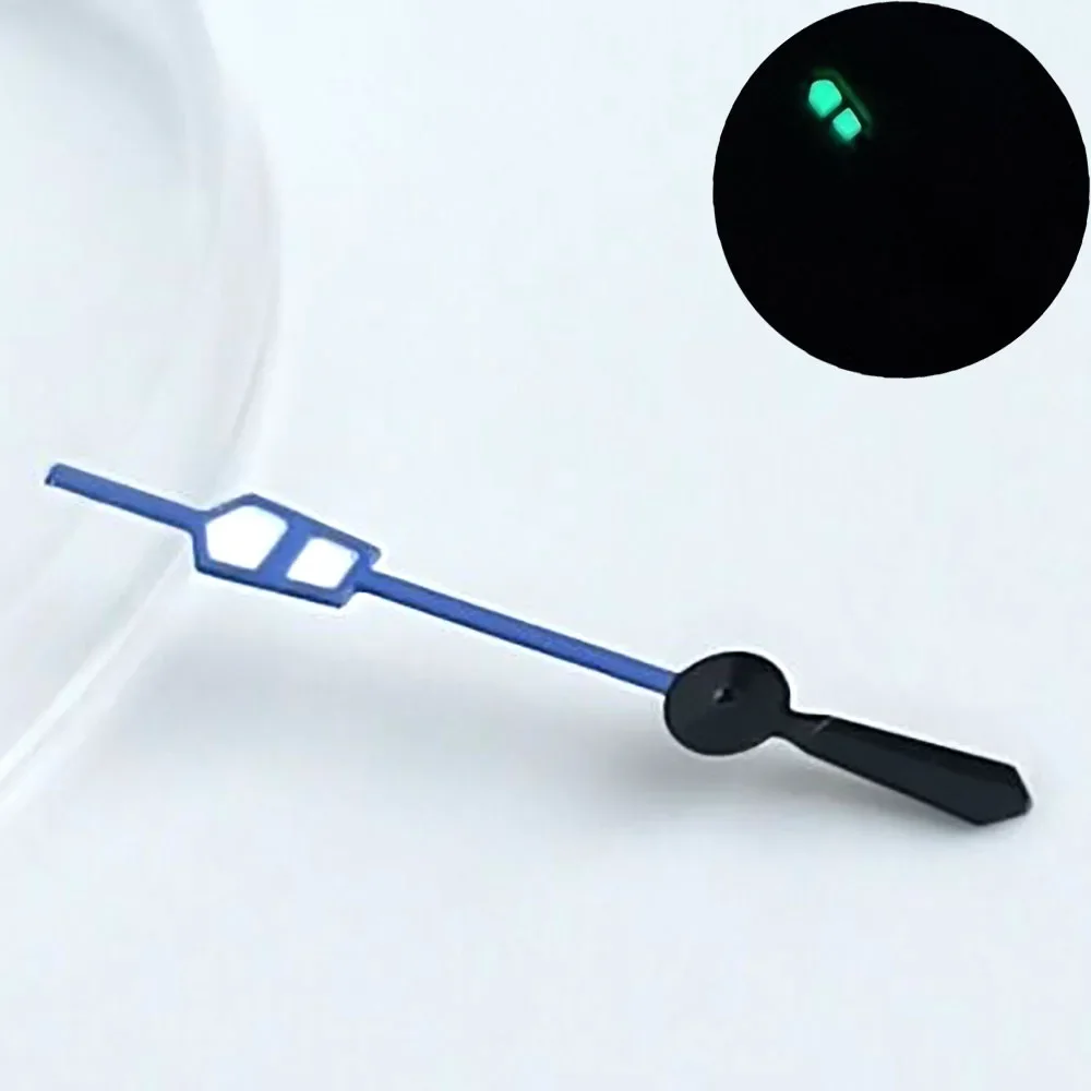 Premium Glow-in-the-Dark Watch Pointer - Blue/Green/Black Customizable Second Hand