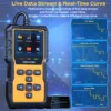 Professional OBD2 Scanner Diagnostic Tool, Check Engine Code Reader OBD2 Scanner , Mode 6, Mode 8,Car Diagnostic Scan with Reset 6