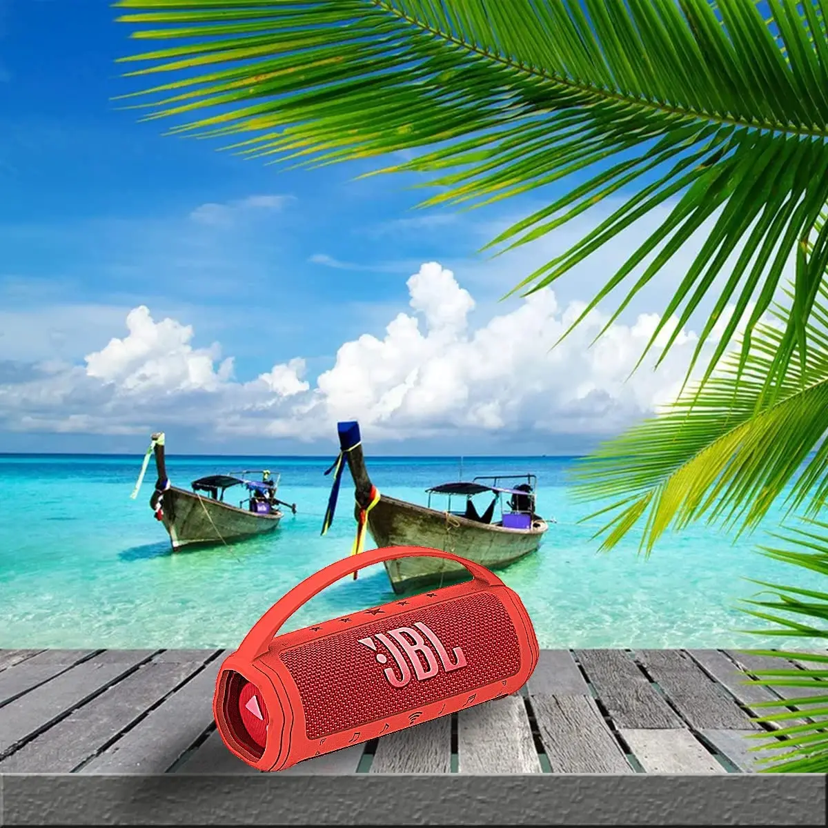 Silicone Cover Case for JBL Flip 6 Portable Bluetooth Speaker(Only Silicone Cover)