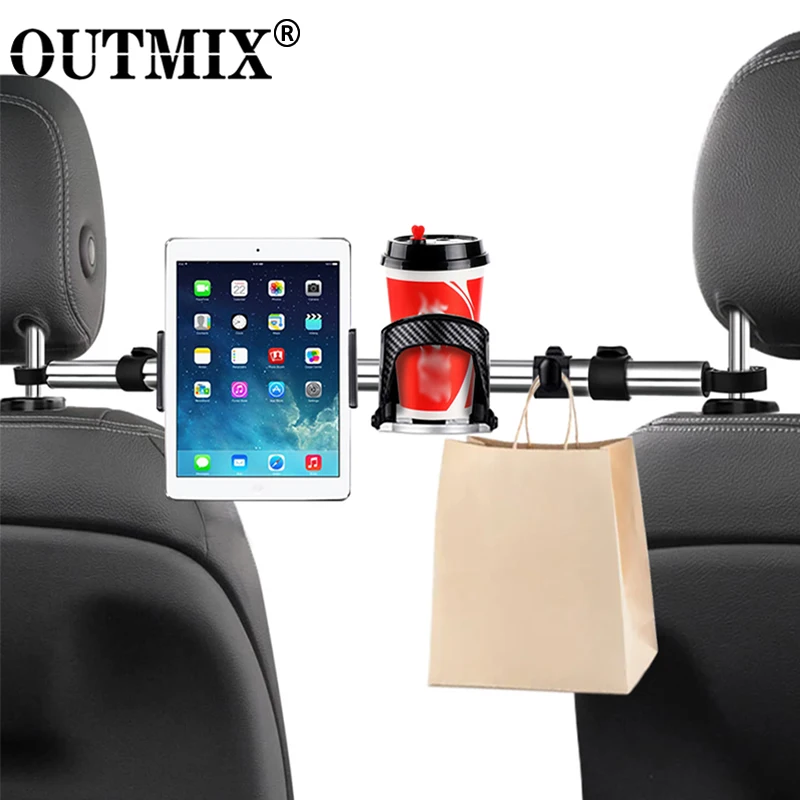 Comprar Soporte para teléfono y tableta 2 en 1 para coche, soporte para  reposacabezas del asiento trasero del camión, soporte para teléfono para  iPad, asiento trasero Universal