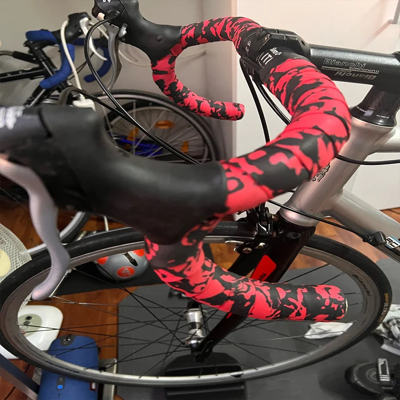 Bike Handlebar Tape Anti-Vibration PU EVA Bent Cycling Road Bike Tapes