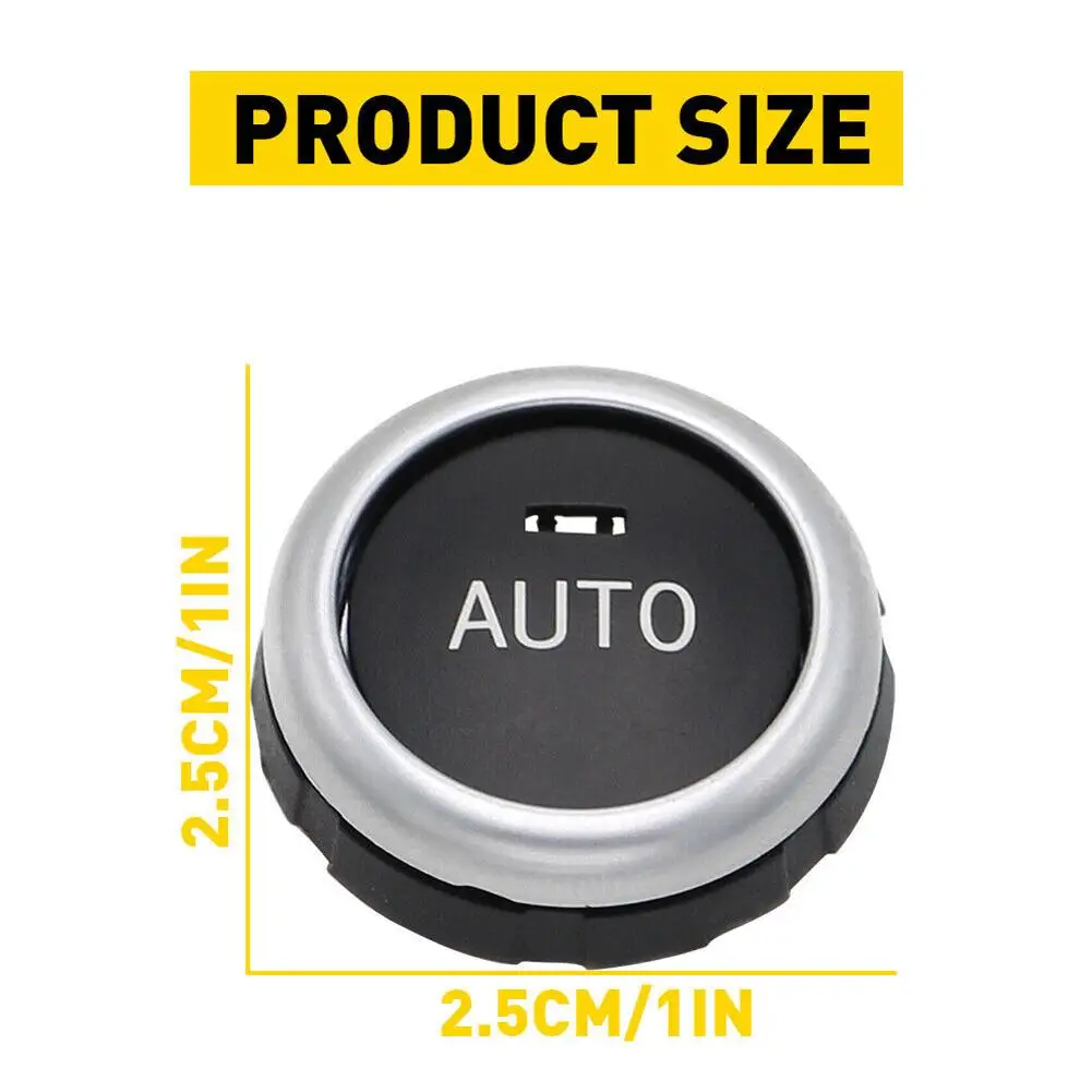 Car Air Conditioner Climate Control Button Knob Switch Cover Parts Compatible For Bmw 5 6 7 Series X5 X6