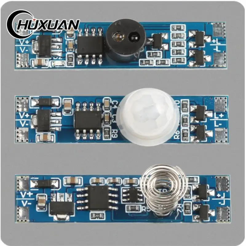 LED Dimmer Switch Smart Light Switch Smart Dimmer Switch LED Strip Switch Lamp Dimmer 1pc Induction Module 5v 12v 24v 4A Turn On/off Dimmable Touchless Ir Hand Sweep Wave Wardobe Cabinet PIR Induction Sensor Switch
