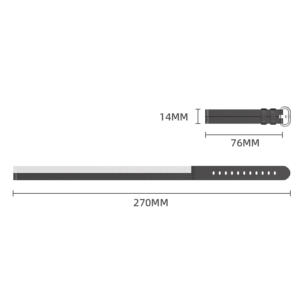 Mi Band 8 Leather Strap Double-Loop Bracelet for Xiaomi Mi Band 7 Correa Smart Watch Wristbands Miband 6 5 4 3 Replacement Strap