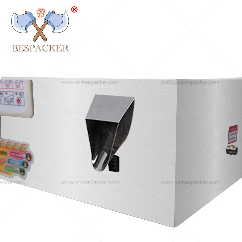 Small Desktop Semi Automatic Granules Coffee Beans Spice Powder Pouch Quantitative Weighing And Filling Machine
