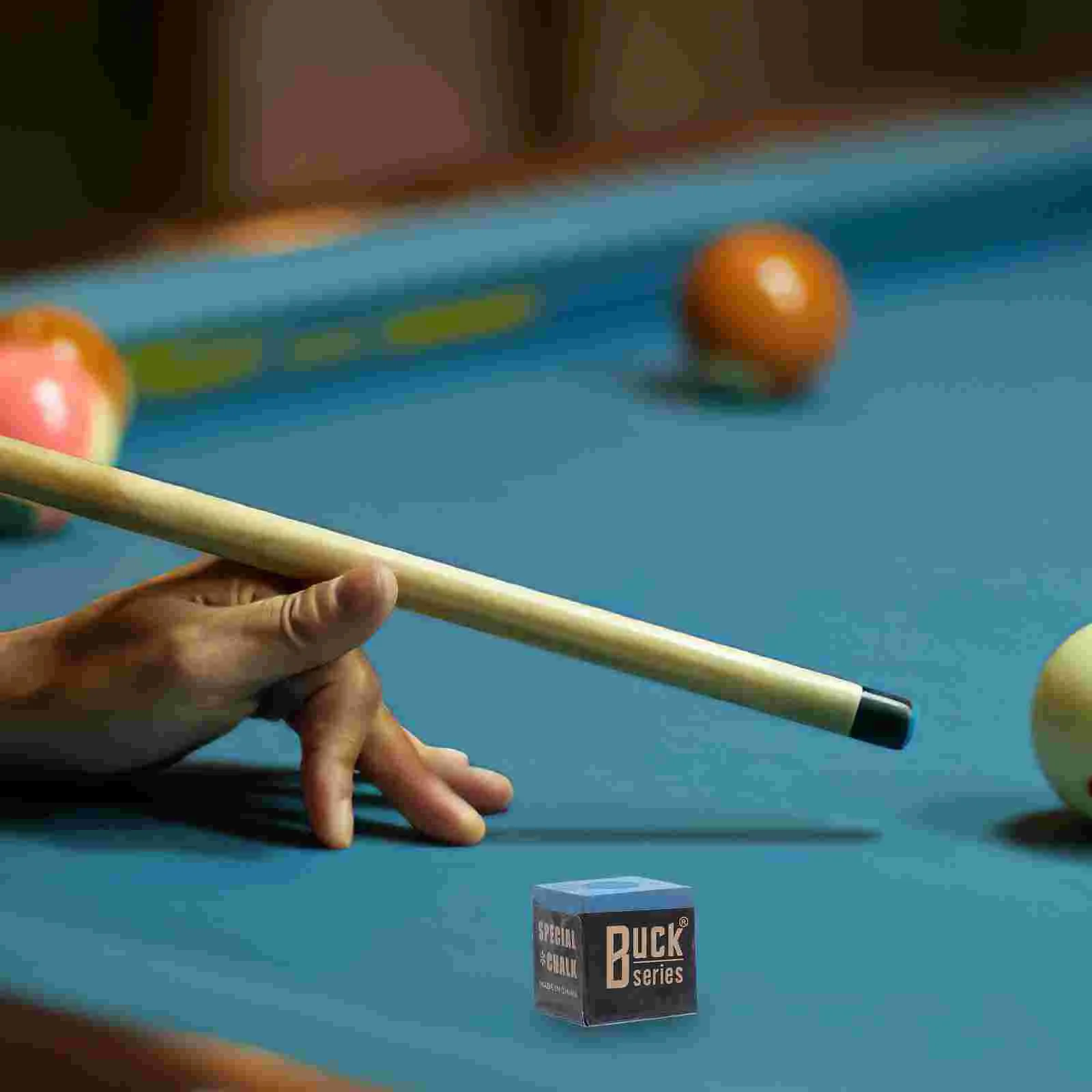 24 Pcs Billiard Balls Powdered Pool Cue Chalk for Sports Table Billiards Accessories