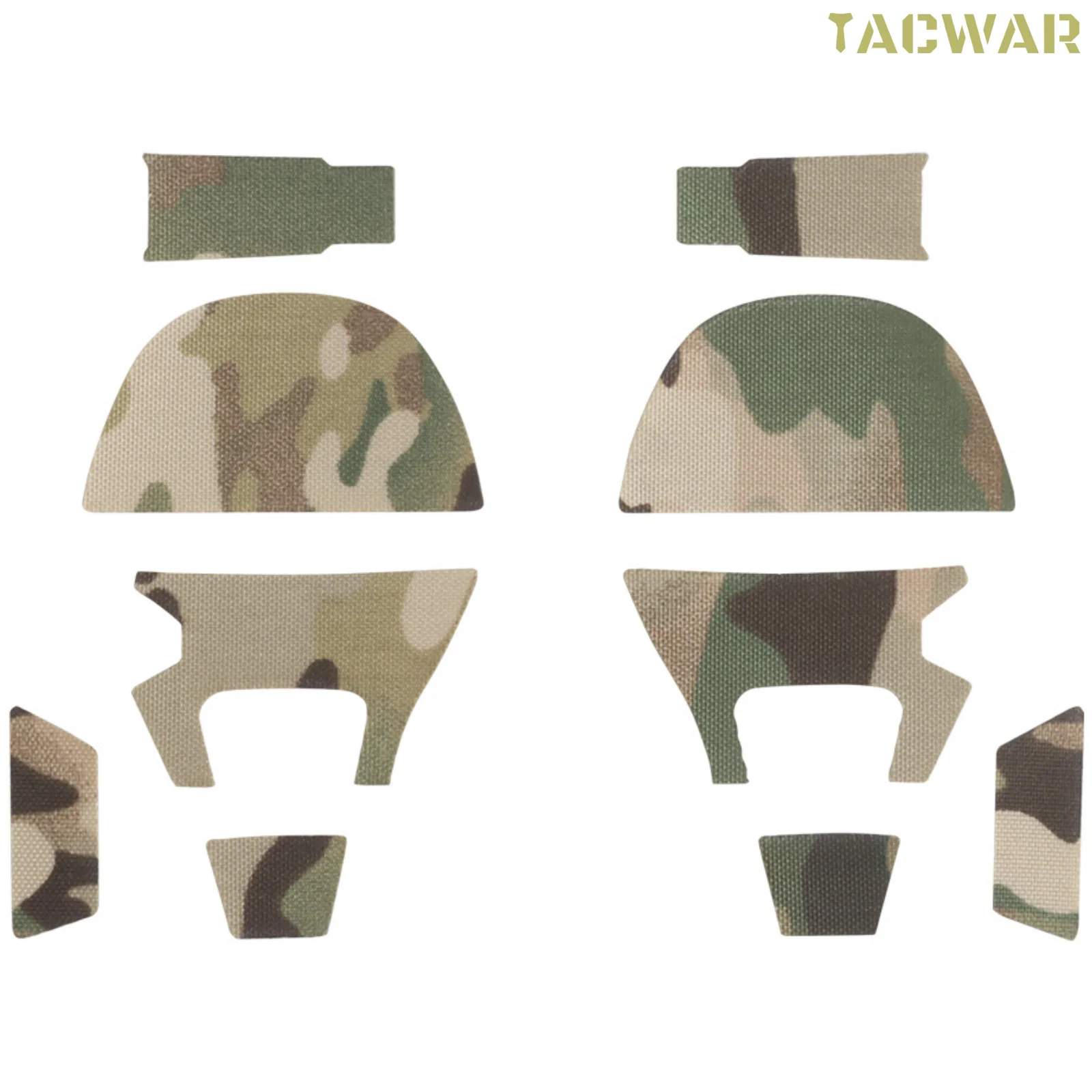 Camo Tactical Headset Sticker - Camouflage Earmuff Protection for Hunting, Shooting, and Airsoft