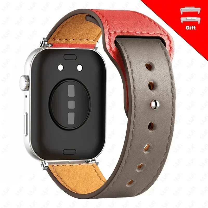 Elegant Leather Bracelet Strap Replacement for Smartwatches - 2024 Edition Accessories