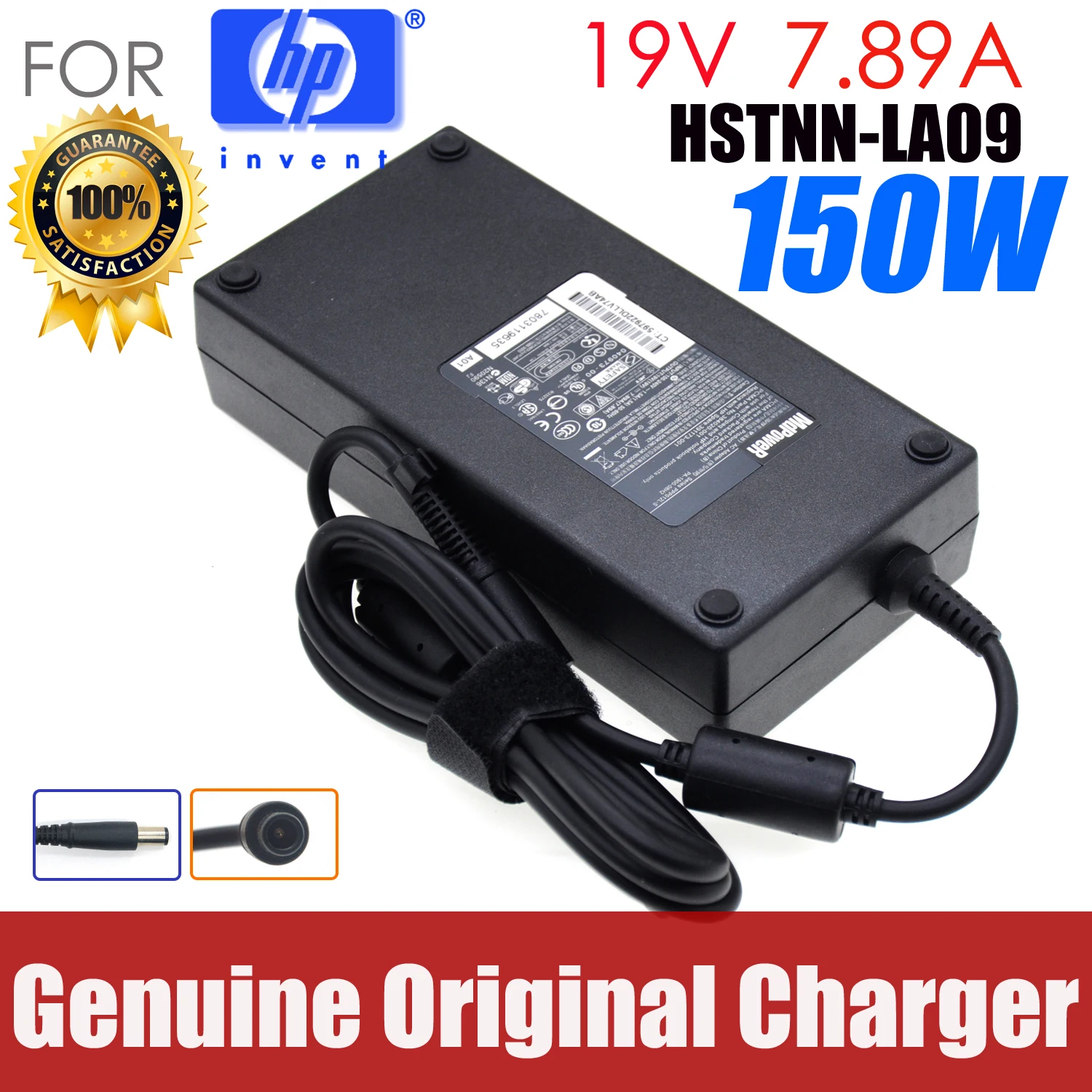 

19V 7.89A 7.9A 150W Laptop AC Adapter Charger for HP ELITEBOOK 8530P 8530W 8730W HSTNN-HA09 LA09 PA-1151-03HS 609919-001