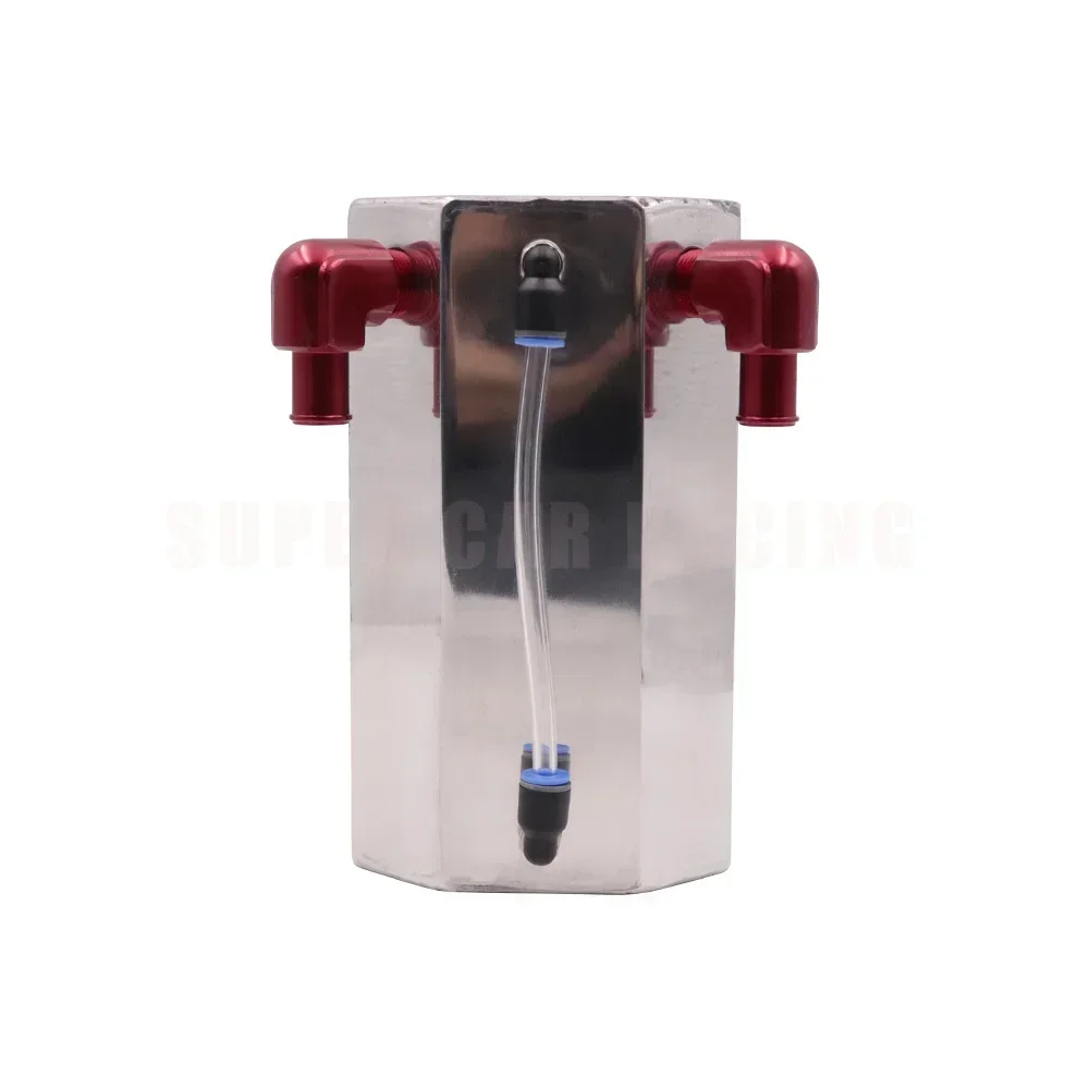 Universal JDM Car Oil Catch Can Aluminum With Greddy Oil Trap Reservoir Fuel Catch Tank With Breather Hole Car Accessories