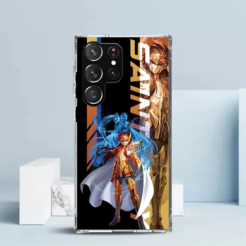 Anime Saint Seiya Soft TPU Phone Case - Stylish Protective Back Cover