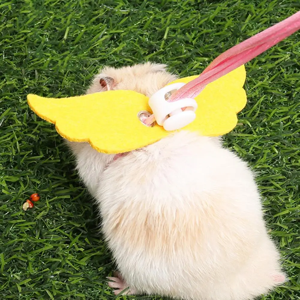 Hamster Safety Harness Leash with Wings 4