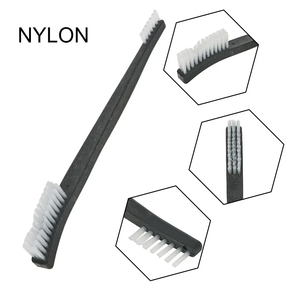 1pc Wire Brush Stainless Steel Copper Nylon Cleaning Brushes Metal Remove Rust Polishing Metal Brushes Cleaning Tools Home Kits 2
